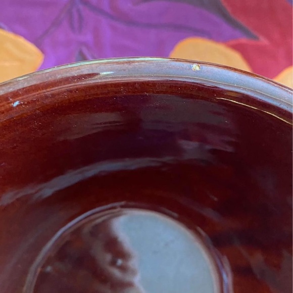 Vtg 1950s Marcrest Brown Stoneware Daisy Dot Pattern Mixing Bowls USA Oven Proof - Picture 7 of 10